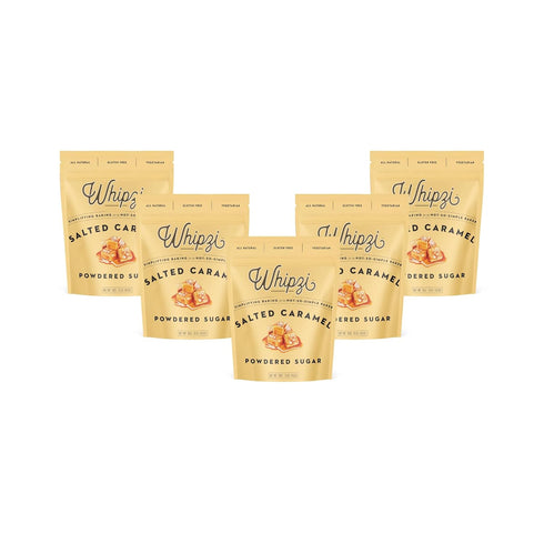 WHIPZI Salted Caramel Flavor Powdered Sugar - All Natural Gluten Free 5