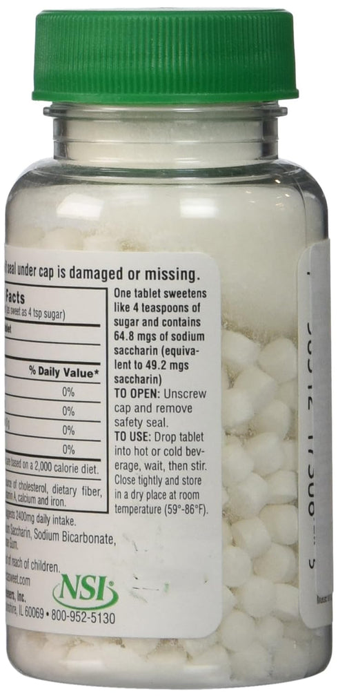 Necta Sweet 3 pack 1 500 grain saccharin tablets