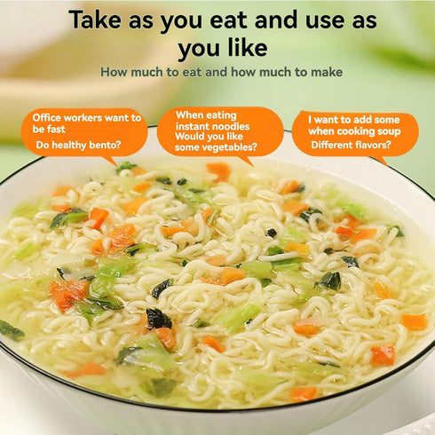 FIFIWER topping11.3oz/320g ramen veggies dehydrateddried vegetable mixdried ramen Dehydrated Vegetables for Ramen