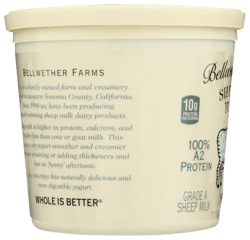 Bellwether Farms 24 OZ Plain Sheep Yogurt