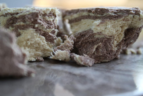 15.2 Little Caria Traditional Halva with Cocoa | ounces | Vegan, Gluten-free Mediterranean Dessert