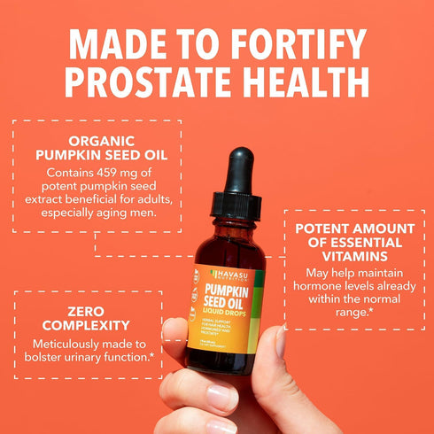 2 1 Oz Pumpkin Seed Oil - USDA Organic - Cold Pressed for Hair, Prostate, and Hormone Support - Month Supply - Liquid