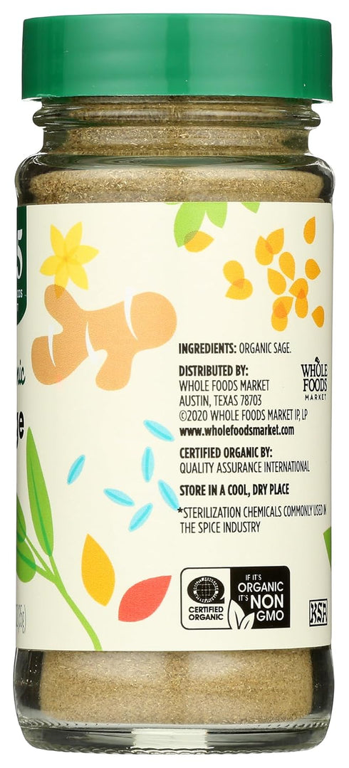 365 1.23 oz by Whole Foods Market, Organic Sage