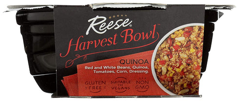 (Pack 8) Reese Quinoa Harvest Bowl | Red Beans, Corn & Tomatoes | High in Fiber & Protein