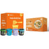 Hethstia Konjac Noodle Soup Cups & Shirataki Fettuccine Bundle Low Calorie Low