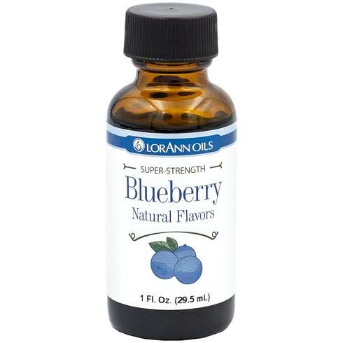 LorAnn Oils Super Strength Flavoring - Blueberry, 1 fl oz, 4X Stronger Than Extracts for Candy Making