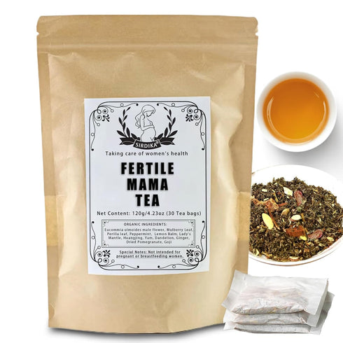 Nichalous Fertile Mama Tea - Organic Fertility Tea for Women, 4.23oz/30 Teabags Supports