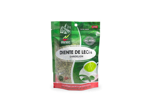 Hanan Peruvian Secrets Diente De Leon Herbal Tea | 100% Natural Dandelion Leaves | 1.06oz / 30g | Supports Healthy
