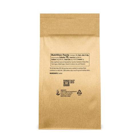 Pure Original Ingredients Sorbitol Powder (2 lb) Low Calorie Sweetener, Sugar Substitute, Thickening Agent
