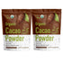 Amgwhhoo 452g/2pack, (2 lbs - 32 Oz), Extra Dark Cocoa Powder - Rich