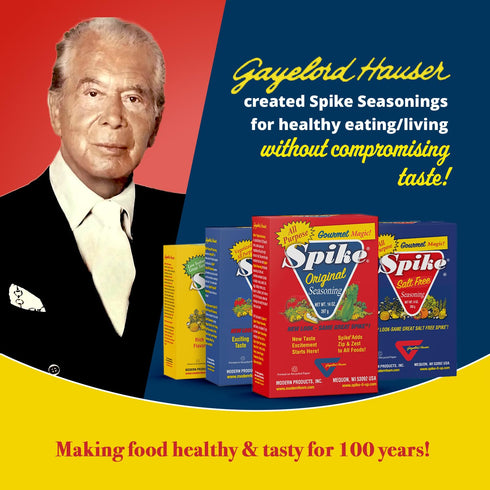 Spike Original Gourmet Magic Seasoning Salt Blend, 7 Oz (Pack of 2) - All-Purpose Seasoning