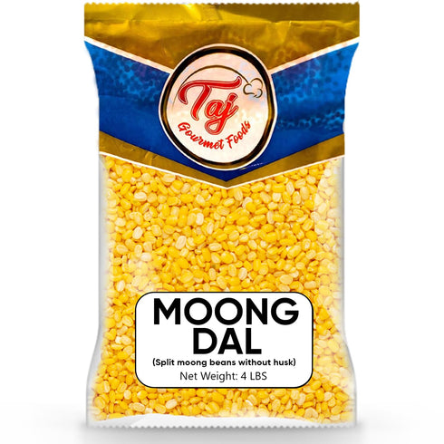 TAJ Gourmet Foods (4-Pounds) TAJ Moong Dal Mung Lentils