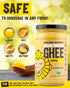 (16oz) GOLDEN MONKEY Organic Ghee Butter Grass Fed Clarified Butter for Cooking, Baking, Keto & Gut Health Ghee Butter