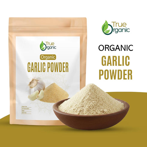 1 True Organic Garlic Powder, Pound|Certified Organic USDA Certified|Perfect For Savory Dishes|Organic Garlic Powder.