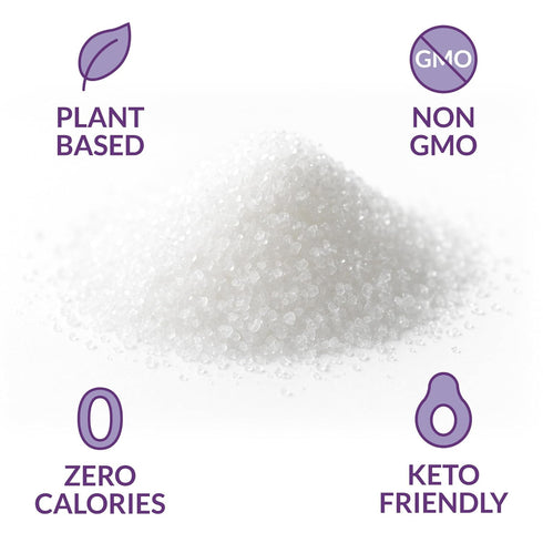 (25 Roots Circle Allulose Plant Based Sweetener - Zero Calorie Sugar Alternative for Baking & Beverages - All-Natural