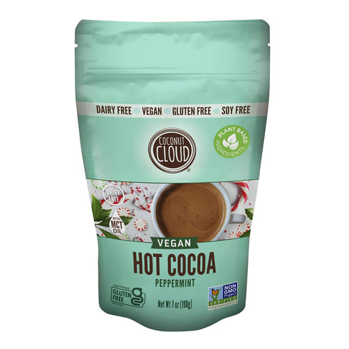 Coconut Cloud: Dairy-Free Instant Peppermint Hot Cocoa Mix | Vegan, Natural, Delicious,