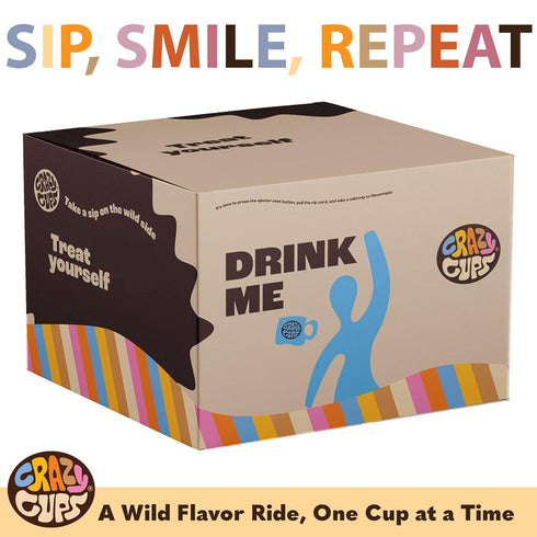 2.0 Pack 40 Count Crazy Cups Flavored Decaf Coffee, for the Keurig K Cups Coffee Brewers, Variety Sampler
