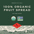 9 Oz, 12 Pack Bionaturae Organic Strawberry Fruit Spread - Jelly Organic, Non-GMO, USDA Certified, No Sugar Added, No