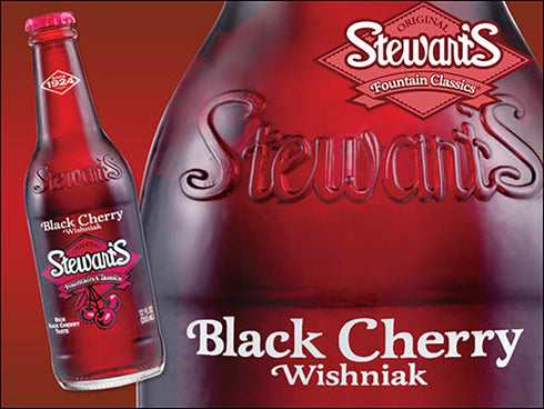 12 oz (12 Stewart's Wishniak Black Cherry Soda, fl Glass Bottles)