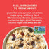 KD Chocolates 10g 32 Oz Bag(907g) Seven-Sundays Protein Oat with Flax & Chia Seeds, Wildberry flavor, Gluten Free