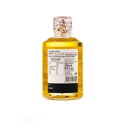 8,4 OZ 250ml 100% Be Truffle - White Truffle Olive Oil - - Made in Italy - Vegan, Gluten-Free, Cholesterol-Free