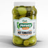 Jersey Pickles - Hot Pickled Tomatoes (Gallon) Pickled Vegetable Handcrafted Gourmet Topping