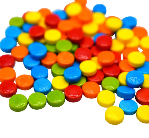 DM Sweets 1.5 lbs Assorted Rainbow Pucker Candy - of Fresh Delicious Sour Fruity Flavored Crunchy Candy. Perfect