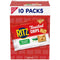 RITZ Toasted Chips Sour Cream and Onion Crackers, Lunch Snacks, 10-1.0 oz