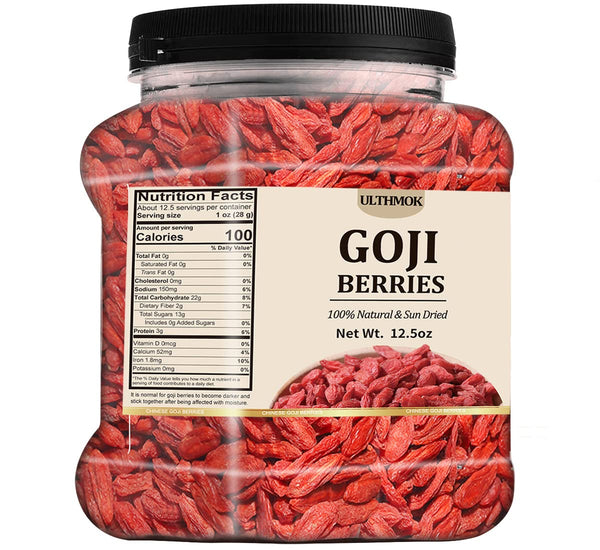 Premium Dried Goji Berries 12.5Oz/354g,Selected Goji Berry.100% Natural & No Additives for