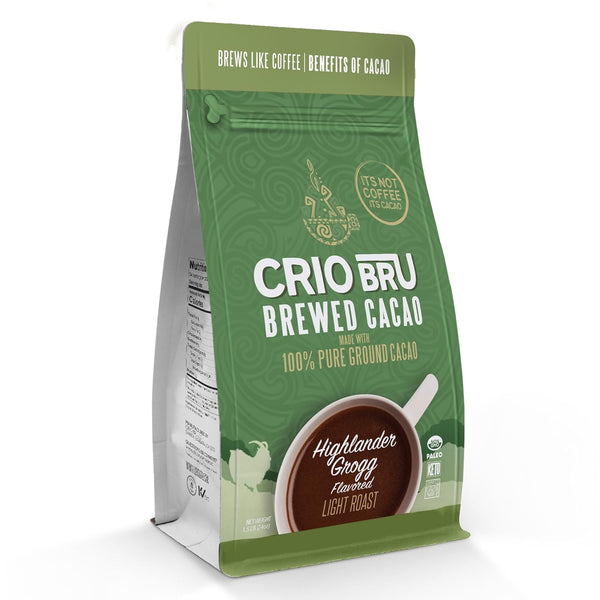 Crio Bru Limited Edition Highlander Grogg Roast | Natural Healthy Brewed Cacao