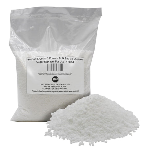 SMC by Sugarman Candy Isomalt Crystals 2 Pounds Bulk Bag 32 Ounces-Sugar Replacer For Use In
