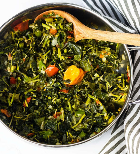 Mya's Jamaican Pantry Double Deuce Callaloo, Jamaican Canned Vegetable in Brine