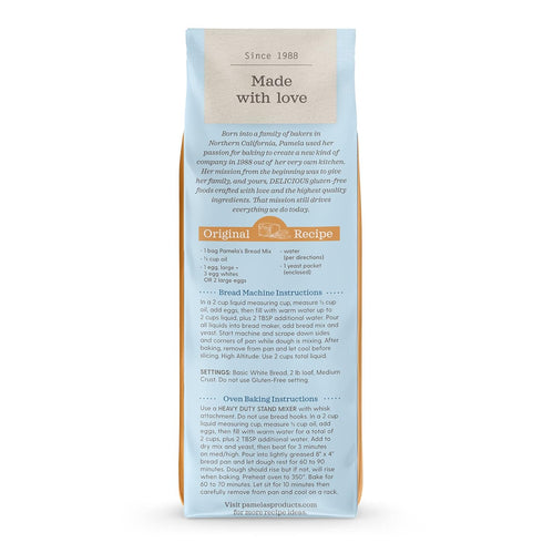 19 Oz Pamela's Products Gluten Free Bread Mix