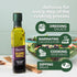 8.1 oz Benissimo Balsamic Garlic Herb Infused Oil & Vinegar Blend, All Natural Gourmet Blend with Bold Balsamic