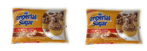 Imperial Sugar Light Brown Pure Cane Sugar 32oz - 2 bags