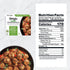 15g 10 oz Amylu Foods Organic Spinach & Red Pepper Chicken Meatballs, Natural Ingredients, of Protein, Chicken Raised