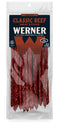 Werner Beef Meat Sticks Pack of 20 All Beef Meat Snacks -