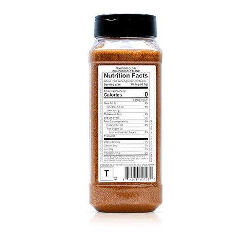 18 oz Spiceology - Tandoori Glory - Indian Masala Blend - Curry Spices and Seasonings - Use On: Chicken, Vegetables