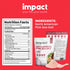 2lb Impact - Fine Grain North American Pink Sea Salt - Low-Carb Friendly Non-GMO Gluten-Free Trace Minerals