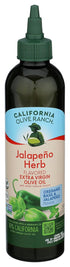 California Olive Ranch Jalapeo Herb Extra Virgin Olive Oil Chef's Bottle, 8.5