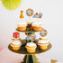 24Pcs Board game Cupcake Toppers Boy Girl Birthday Party Decorations Flying chess game party Decorations Kids Adults