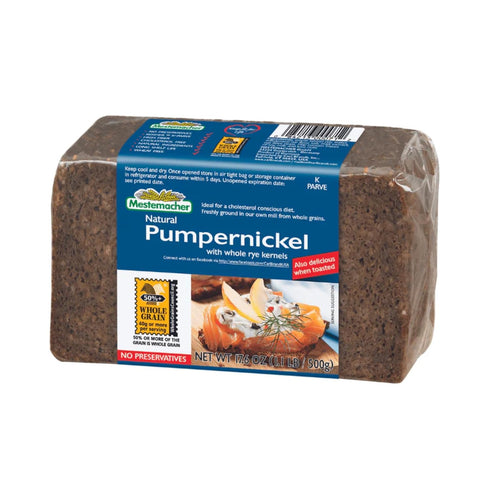 3 (1) (1) 17.6 Oz. (Pack 3) Mestemacher Natural High Fiber Bread Flavor Variety Bundle: Mestemacher Organic Three Grain