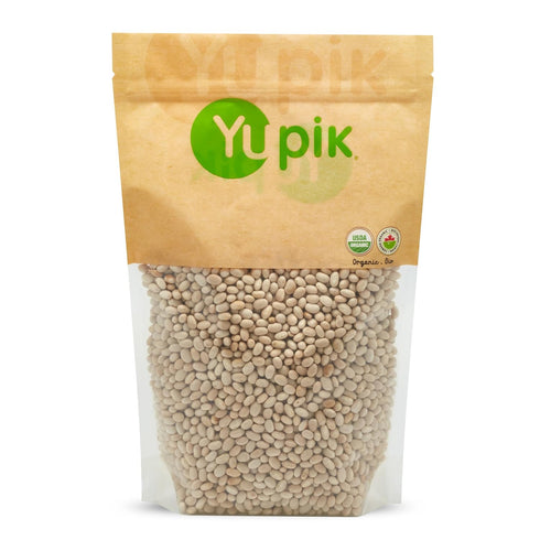 Yupik Organic Navy Beans, 2.2 lb (35.3 oz), Non-GMO, Vegan & Gluten-Free,