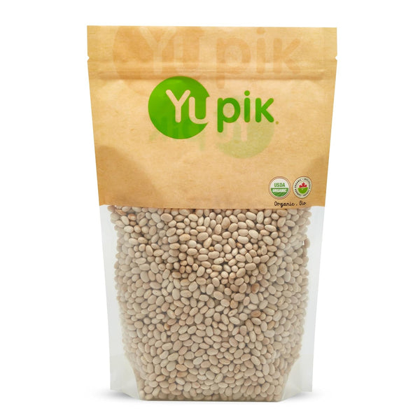 Yupik Organic Navy Beans, 2.2 lb (35.3 oz), Non-GMO, Vegan & Gluten-Free,