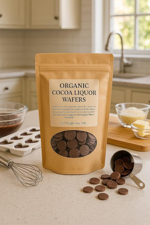 Make It A Box Foods 1lb Organic Cocoa Liquor Wafers - Organic