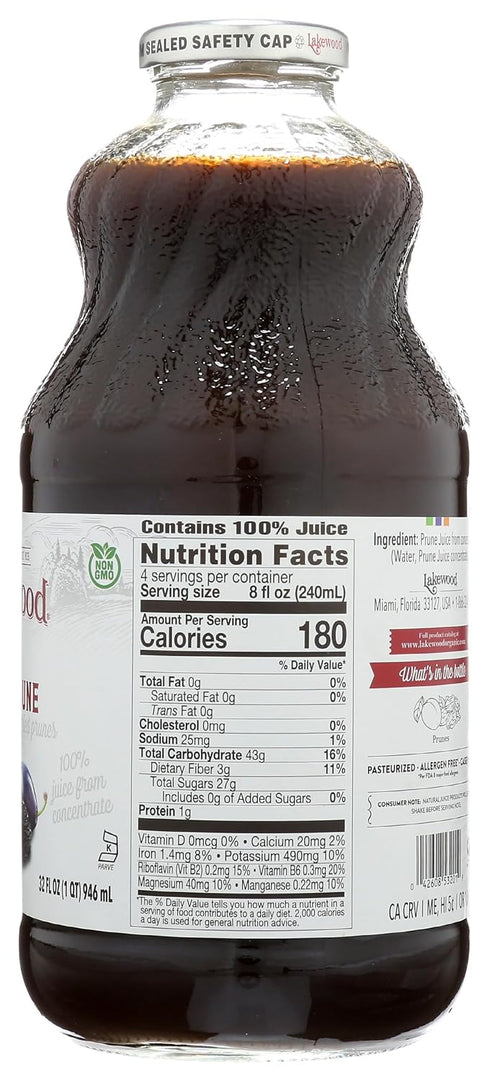32 LAKEWOOD Pure Prune Juice, FZ