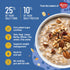 10% 25% 17.64 Oz (500g) Mille High Protein Multigrain Oats Mix | Plant Protein & Fiber | Made with Oats, Millets