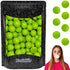 Fruidles Green Apple Gum Balls Fruit Flavored, Candy Buffet Treats, Machine Size