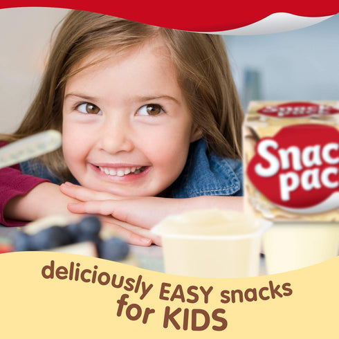 Snack Pack 3.25 oz., 4-Count (Pack 12) Vanilla Flavored Pudding Cups