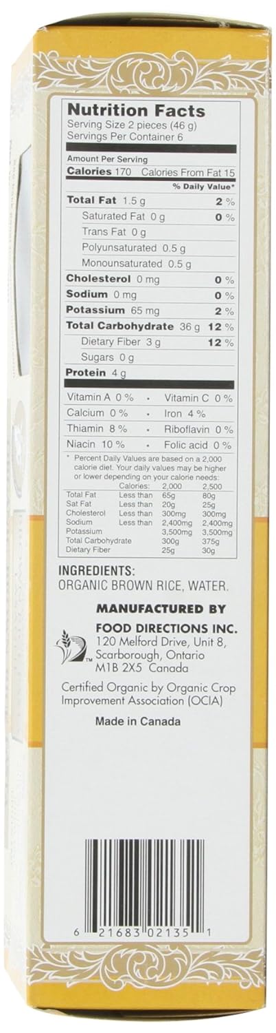 Tinkyada 10-Ounce (Pack 6) Brown Rice Pasta, Lasagne